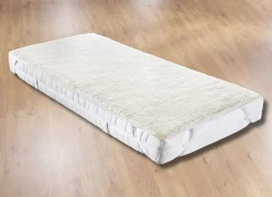 Sale BADER Matratzenauflage mit Sherpa-Teddy-Plüsch für kuschelig warme Nächte WOLLWEISS