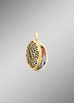 Hot BADER Medaillon mit Leopardenmuster