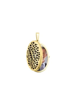 Hot BADER Medaillon mit Leopardenmuster