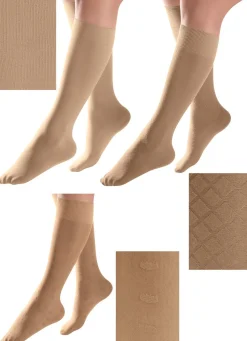 Sale BADER medosan Kompressions-Kniestrümpfe BEIGE