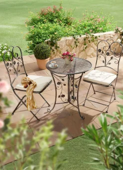 BADER Metall-Gartenmöbel Pinatubo BRONZE