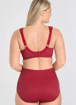 Best BADER Miss Mary Bügel-BH mit strukturiertem Vorderteil ROT