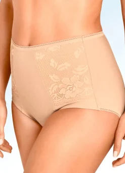 Discount BADER Miss Mary Miederhose mit Elastikspitze BEIGE