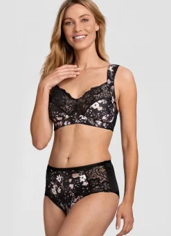 Discount MISS MARY Slip mit farbharmonischem Floraldessin SCHWARZ-BUNT