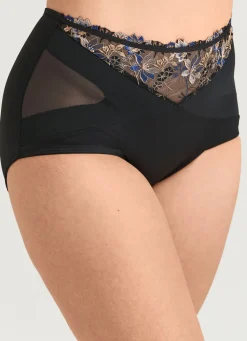 Sale MISS MARY Miederslip mit effektvoller Tüllstickereispitze SCHWARZ