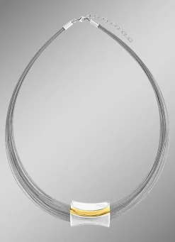 Best BADER Moderne Garnitur in Bicolor aus Silber 925/- fein und Stahl