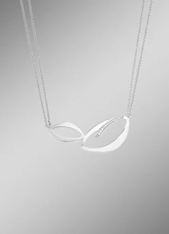 Outlet BADER Moderne Halskette mit Zirkonia