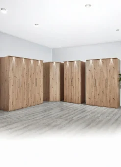 Best BADER Moderne Kleiderschrank aus deutscher Herstellung eiche artisan
