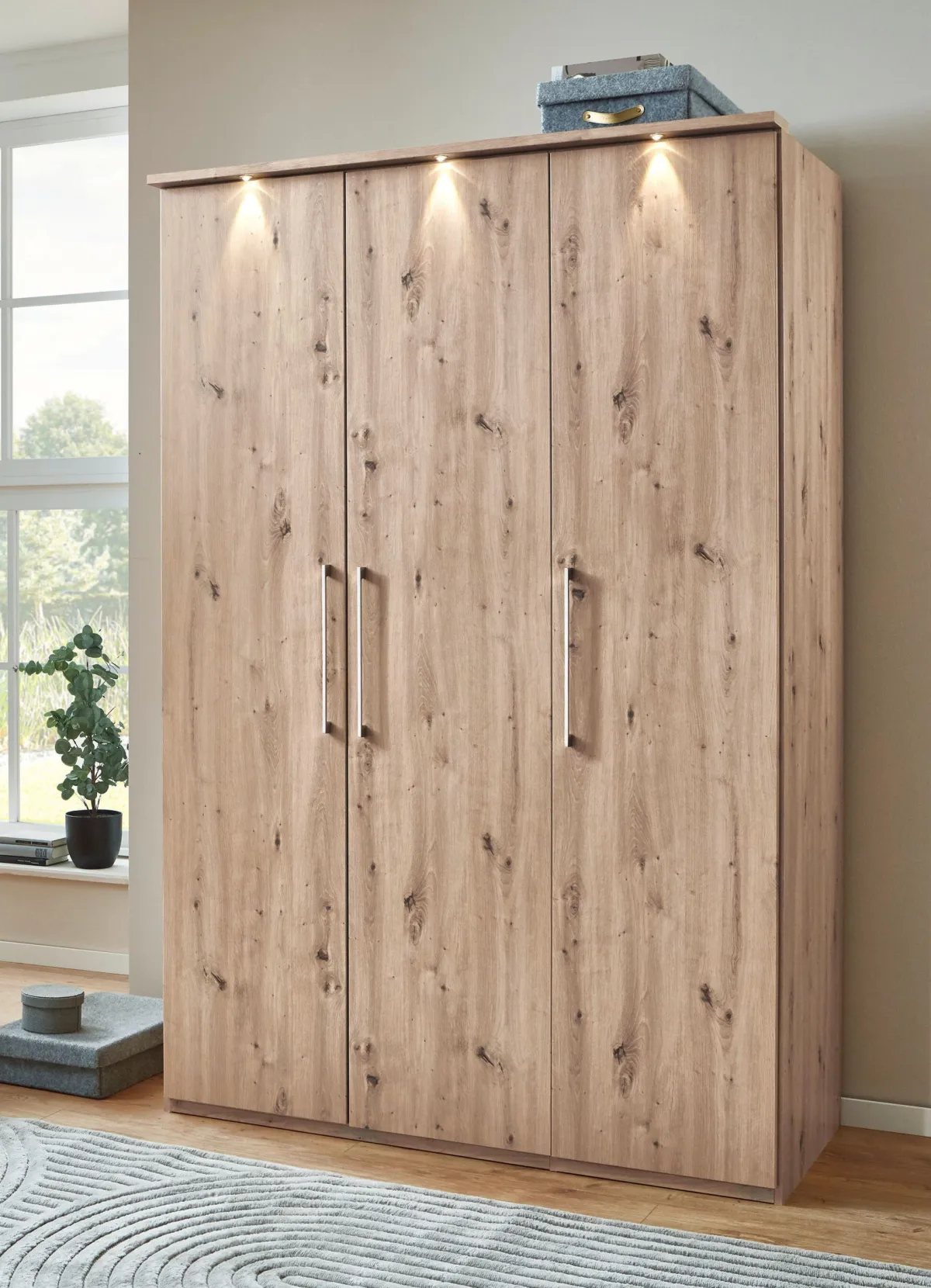 Best BADER Moderne Kleiderschrank aus deutscher Herstellung eiche artisan