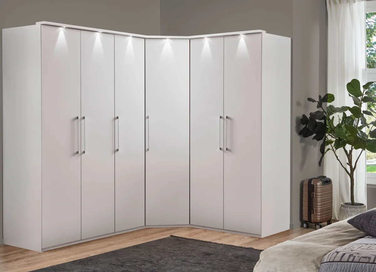 Hot BADER Moderne Kleiderschrank aus deutscher Herstellung weiß