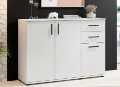 Best BADER Moderne, kombistarke Sideboards WEISS