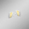 BADER Moderne Ohrstecker in Bicolor mit Zirkonia