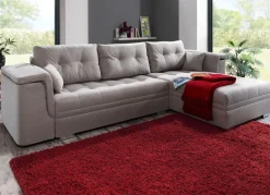 Sale BADER Moderne Polsterecke SILBER