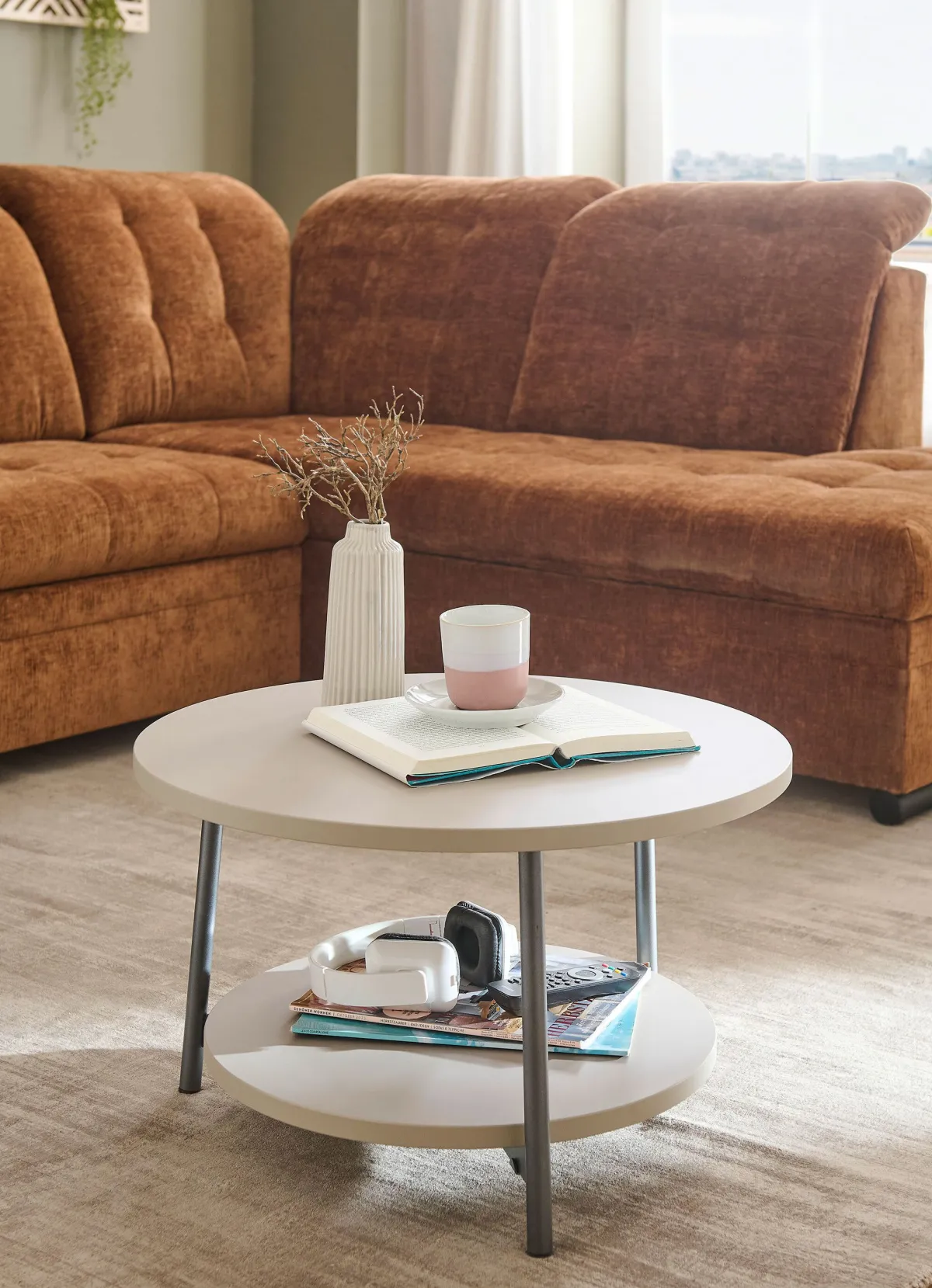 Discount BADER Moderner Beistelltisch taupe