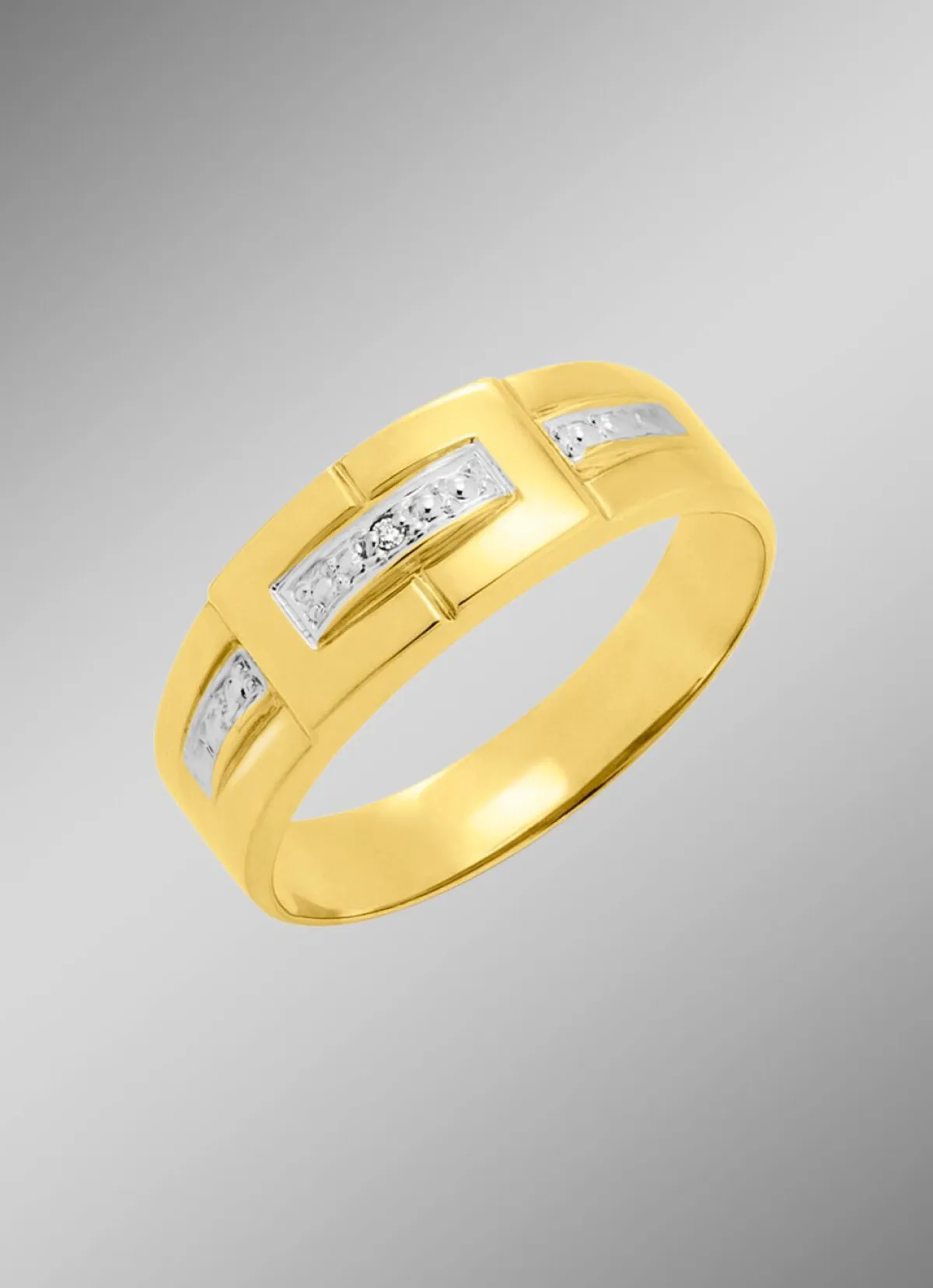 Outlet BADER Moderner Damenring mit Diamant