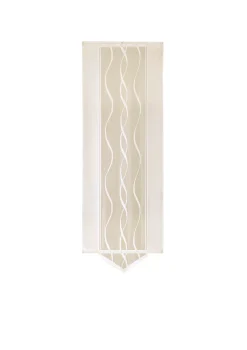 Discount BADER Moderne Schiebegardine mit dezentem Wellen-Design champagner