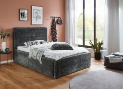 Clearance BADER Modernes Polsterbett anthrazit
