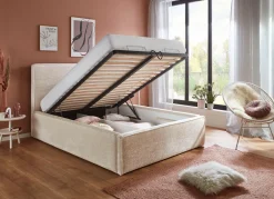 Hot BADER Modernes Polsterbett creme