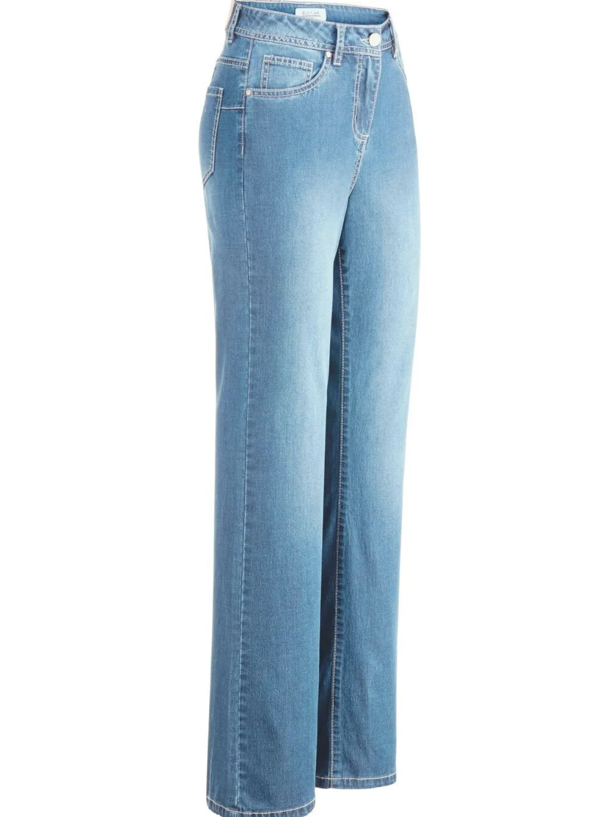 BADER Modische Jeans in 5-Pocket-Form HELLBLAU