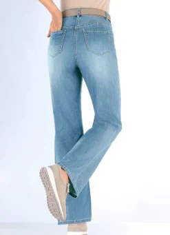 BADER Modische Jeans in 5-Pocket-Form HELLBLAU