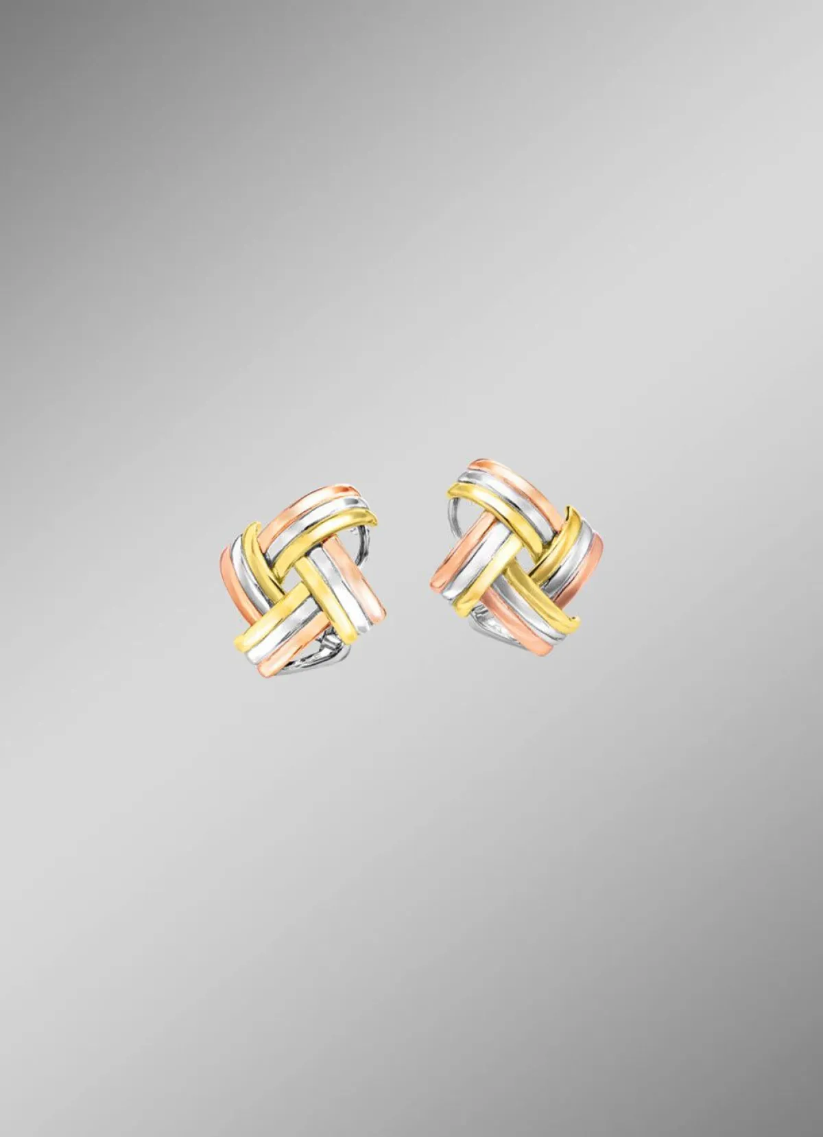 Hot BADER Modische Knoten-Clipstecker in Tricolor