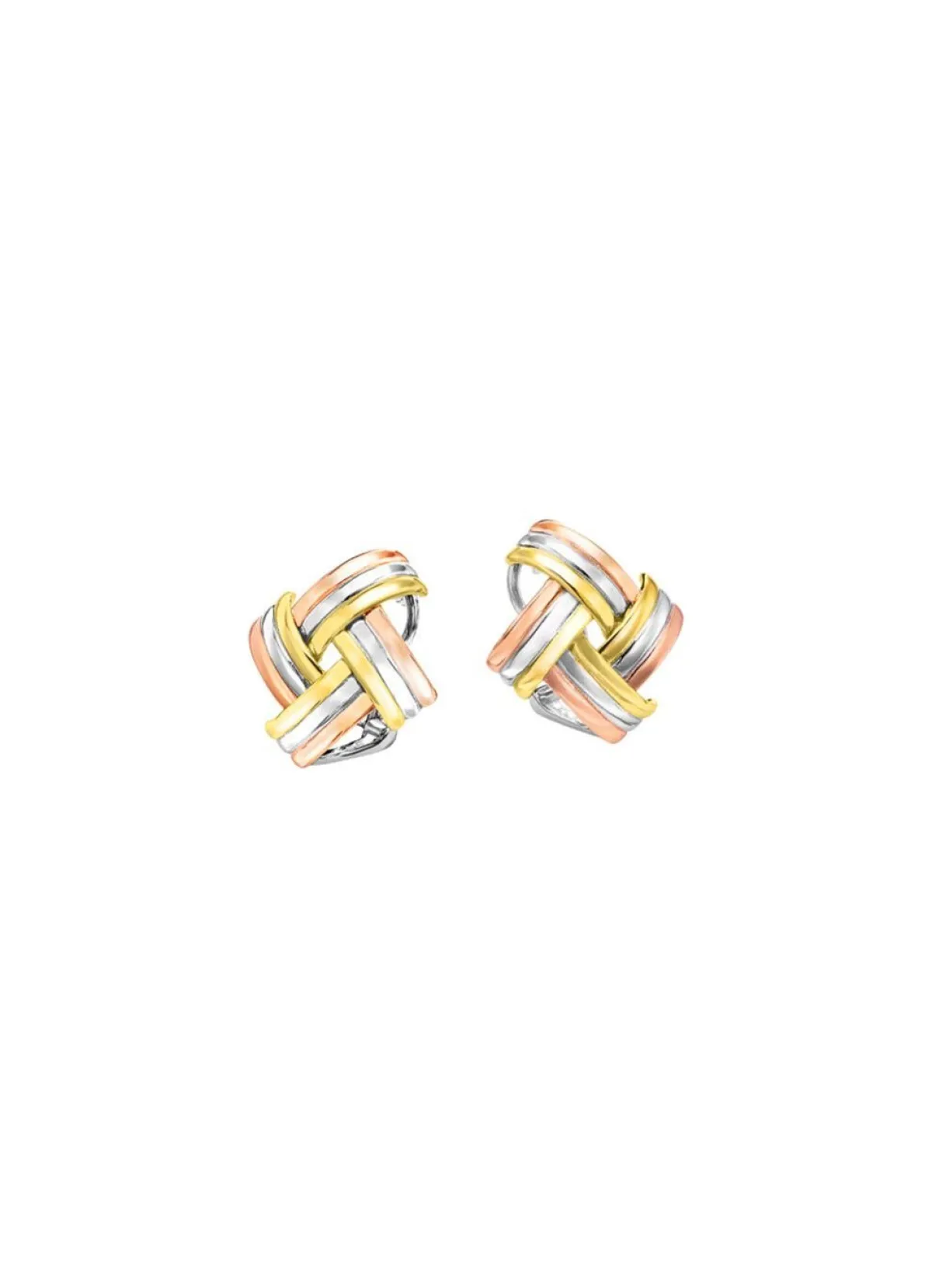 Hot BADER Modische Knoten-Clipstecker in Tricolor