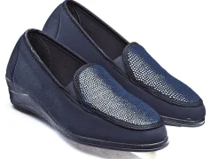 Online BADER Mokassin in eleganter Krokooptik MARINE