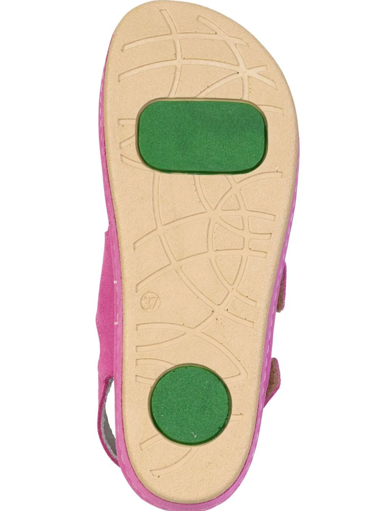 New MUBB , bequeme Damen-Sandalen, Weite H, mit herausnehmbarem Fußbett PINK