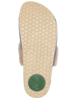 New BADER Mubb, warme Damen-Hausschuhe, Weite H, mit Lammfell JEANS