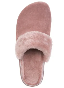 Hot BADER Mubb, warme Damen-Hausschuhe, Weite H, mit Lammfell ALTROSA