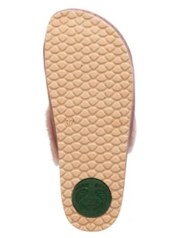Hot BADER Mubb, warme Damen-Hausschuhe, Weite H, mit Lammfell ALTROSA