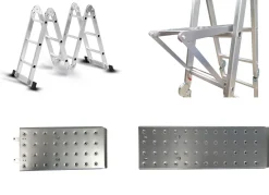 Sale MEDIA SHOP Multifunktionale Allzweck-Leiter Hammersmith Super Ladder SILBER