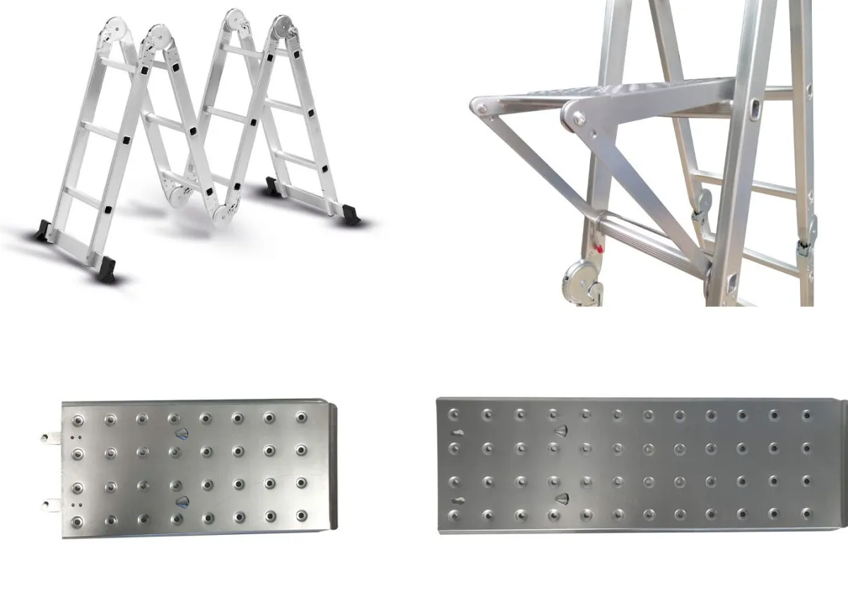 Sale MEDIA SHOP Multifunktionale Allzweck-Leiter Hammersmith Super Ladder SILBER