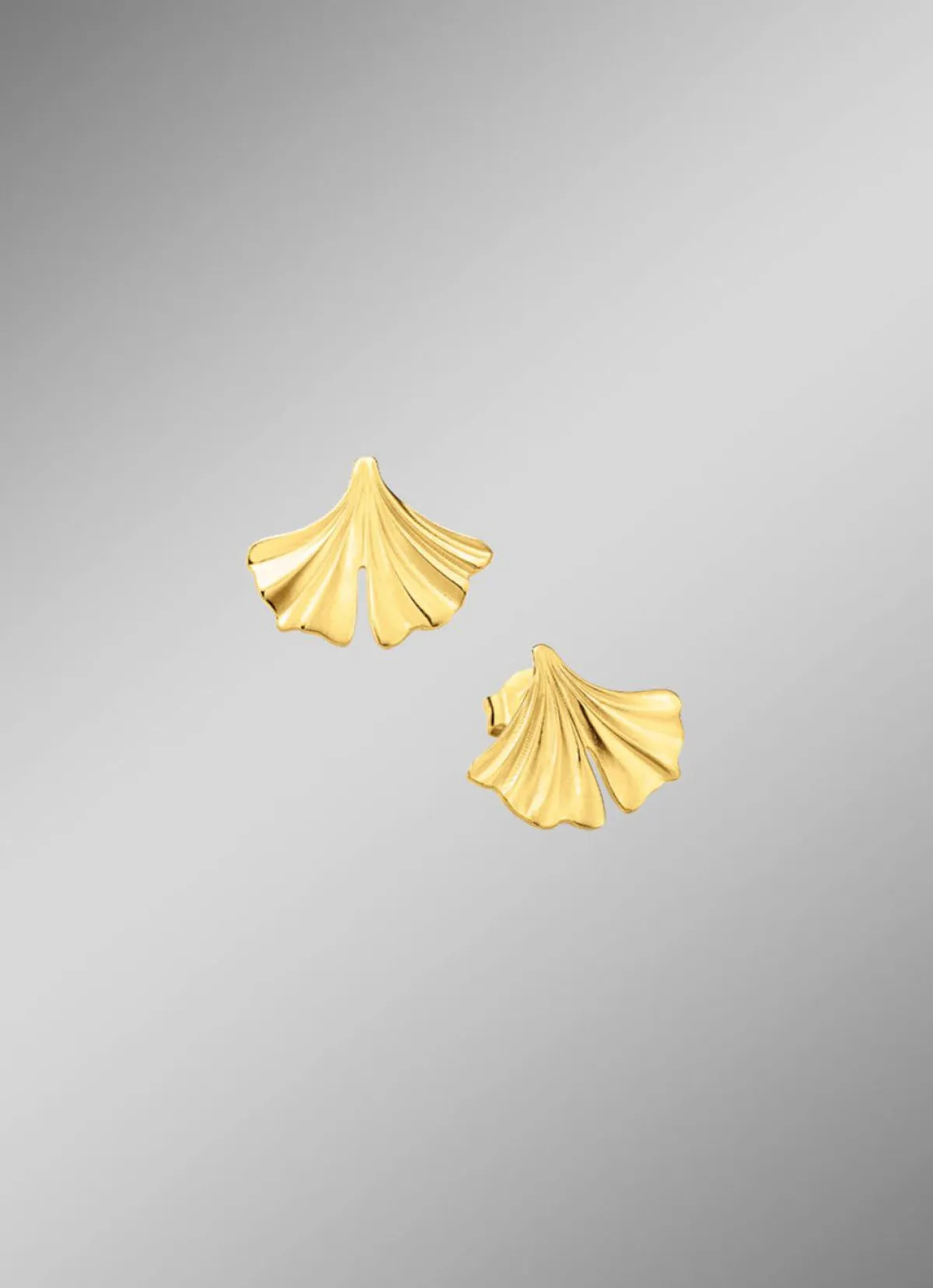 Outlet BADER Natürliche Eleganz: Ohrstecker Ginkgoblatt