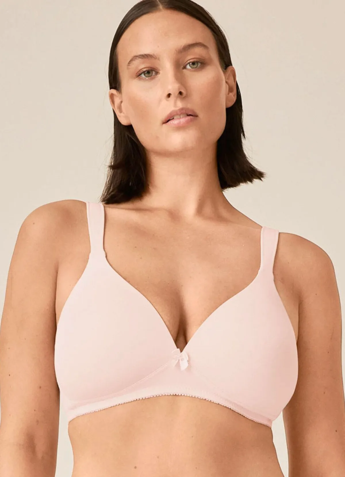 Outlet BADER Naturana BH mit weich gepolsterten Cups PUDER