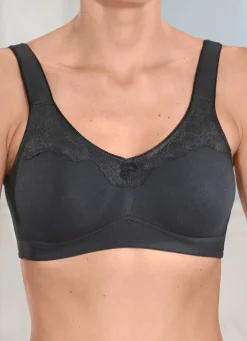 BADER Naturana Zweierpack BH mit doppelt vorgeformten Cups 1X SCHWARZ, 1X WEISS