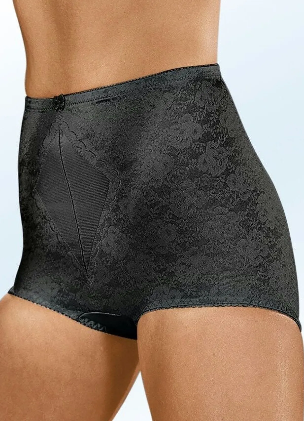 Best NATURANA Miederhose mit Jacquarddessin SCHWARZ