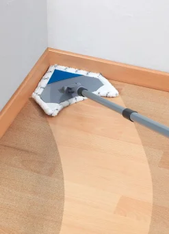 BADER Nie mehr bücken mit dem Multiflex-Wischer-Set WEISS