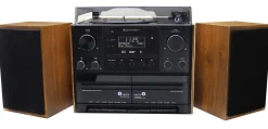Discount BADER Nostalgie-Stereoanlage mit Fernbedienung BRAUN