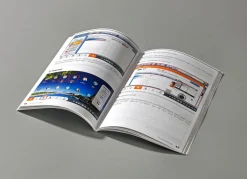 Sale BADER Notebook inklusive Benutzerhandbuch mit Bildern SILBER