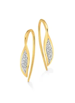 Online BADER Ohrhaken in Bicolor mit 20 Brillanten
