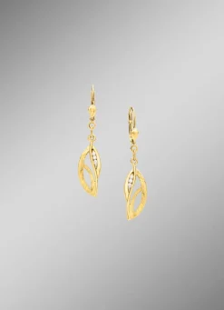 BADER Ohrringe aus Gold mit Zirkonia