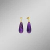 New BADER Ohrstecker aus Gold mit Amethyst