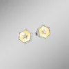 Discount BADER Ohrstecker in Bicolor mit 2 Brillanten und 60 Diamanten