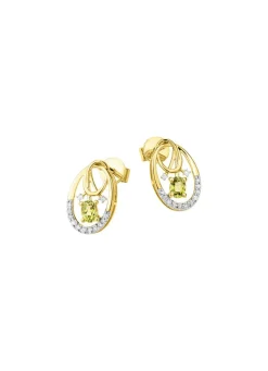 Discount BADER Ohrstecker mit Brillanten und Peridot
