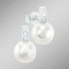 Discount BADER Ohrstecker mit Süßwasser-Zuchtperle und Brillanten