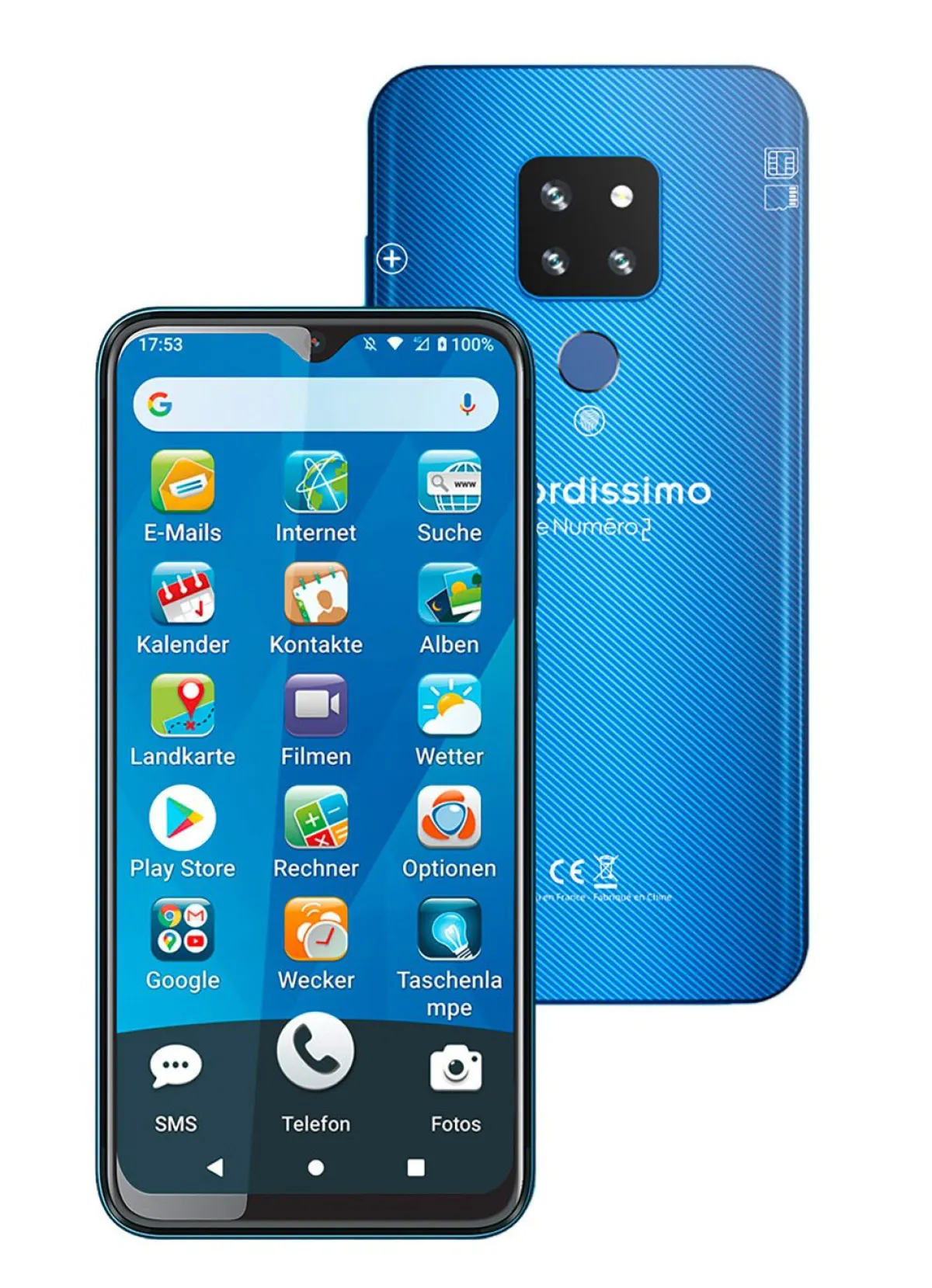 Outlet BADER Ordissimo Smartphone LeNuméro SCHWARZ