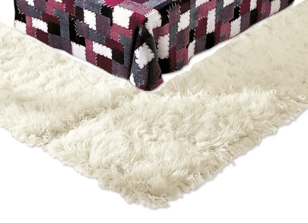 Clearance BADER Original griechische Flokati-Teppiche NATUR