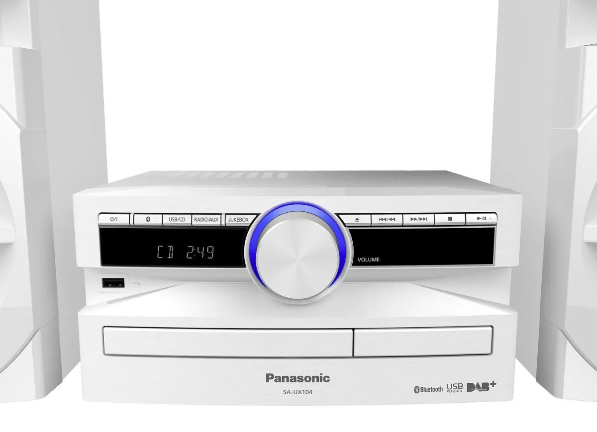 Hot BADER Panasonic Stereoanlage SC-UX104 WEISS