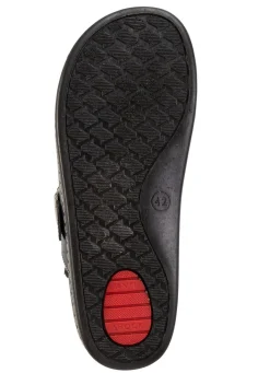 New BADER Pantolette aus Nappaleder mit luftiger Perforation MARINE